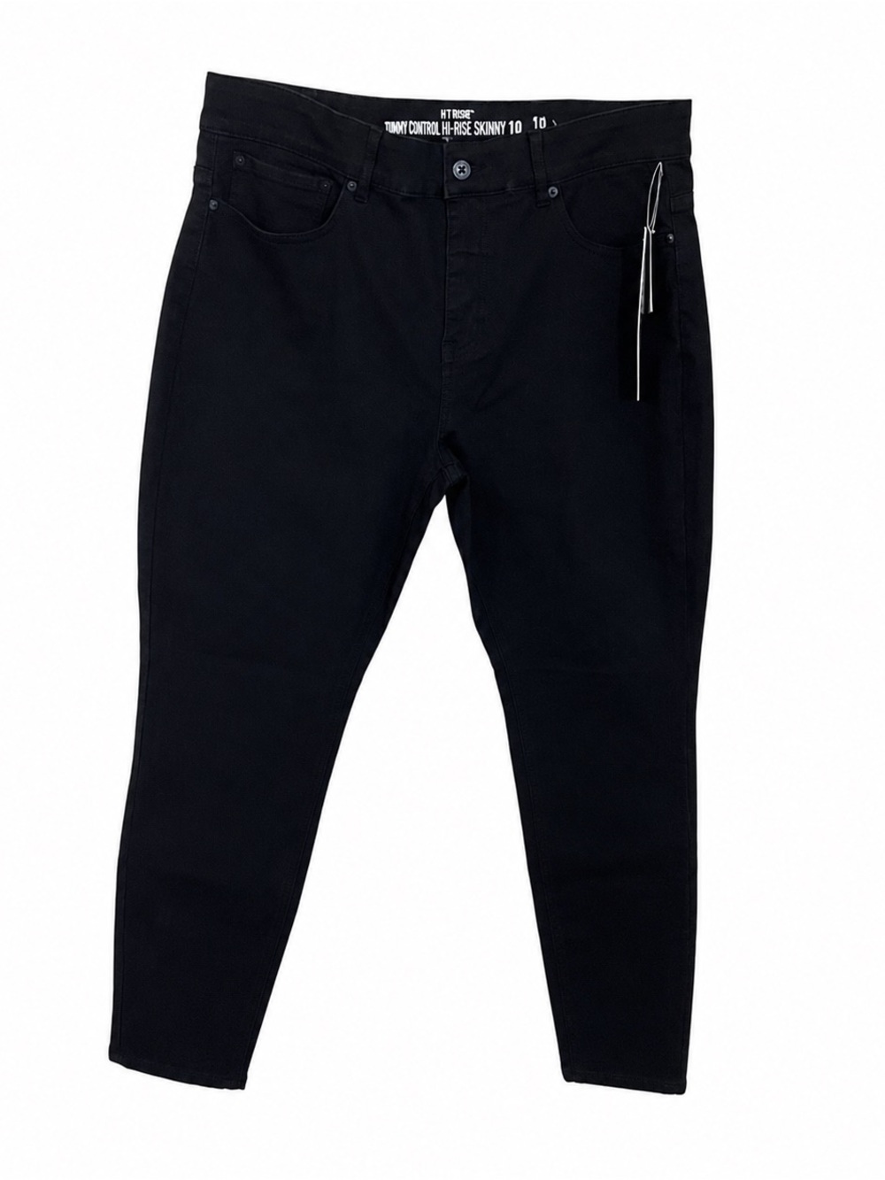 Hot Topic Plus-Size Black High-Rise Punk Grunge Skinny Jeans - Picture 2 of 9